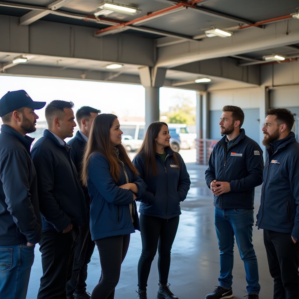 Visita técnica a estación de servicio